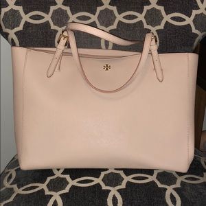 Tory Burch York Buckle Leather Tote Bag